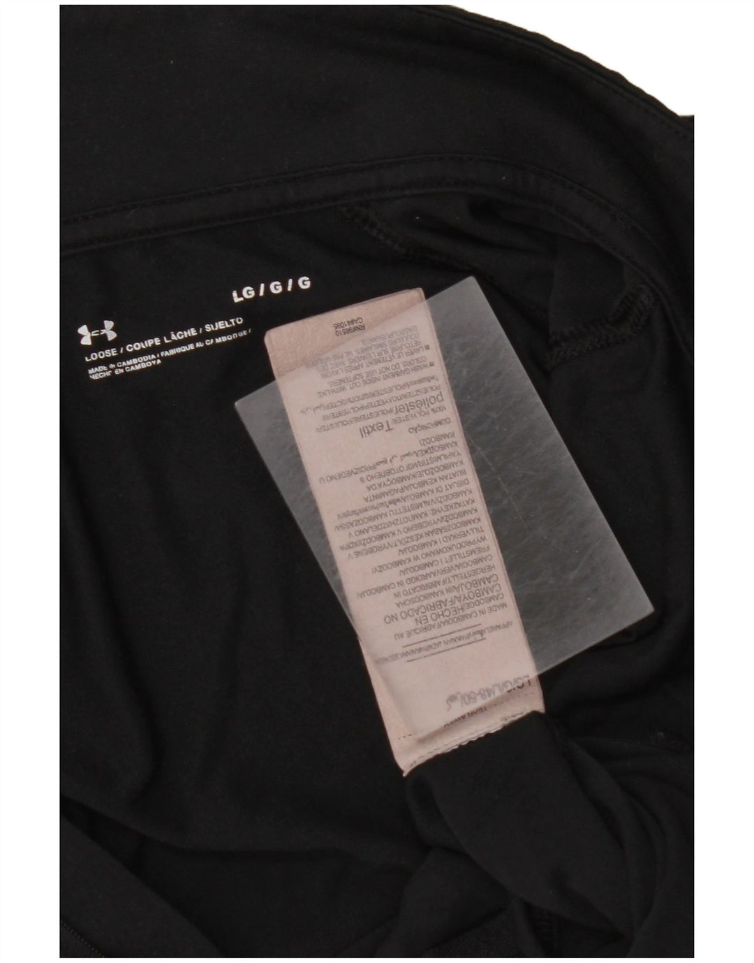 Top de trening cu pulover grafic UNDER ARMOUR pentru femei UK 14 Large Black