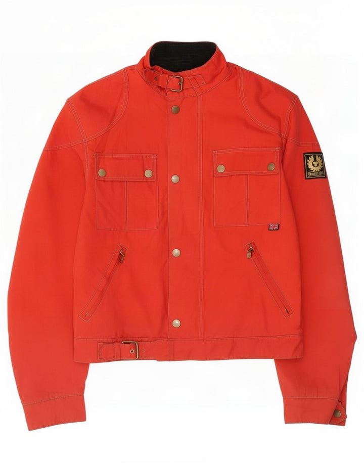 Jachetă pentru motociclist pentru bărbați Belstaff UK 40, mare, roșu, nailon