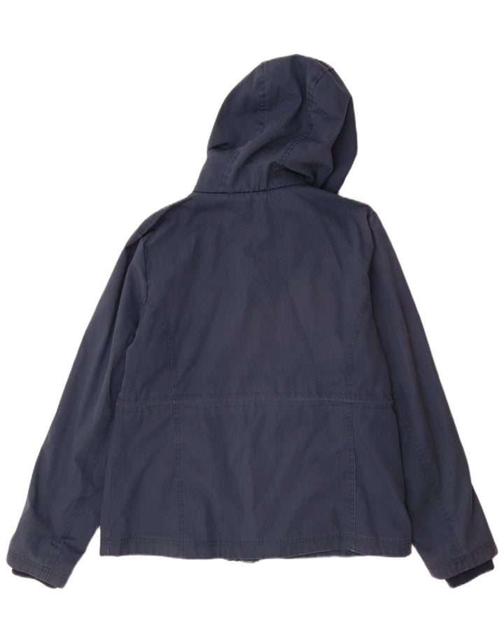 Jachetă Windbreaker cu glugă pentru femei Weird Fish UK 14 mare, poliester bleumarin