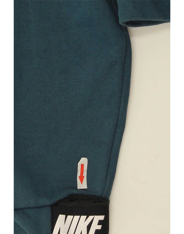 Hanorac pentru bărbați Nike Pulover mare albastru Colorblock