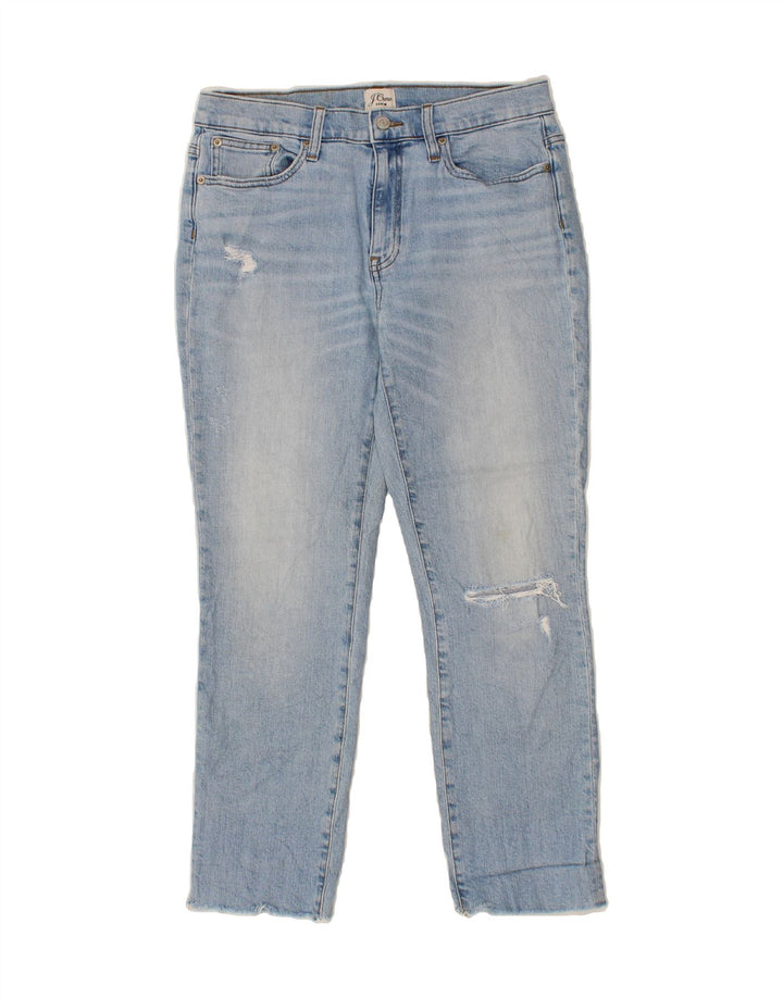 J. CREW Womens Distressed Cropped Jeans W29 L26  Blue Cotton Vintage J. Crew and Second-Hand J. Crew from Messina Hembry 