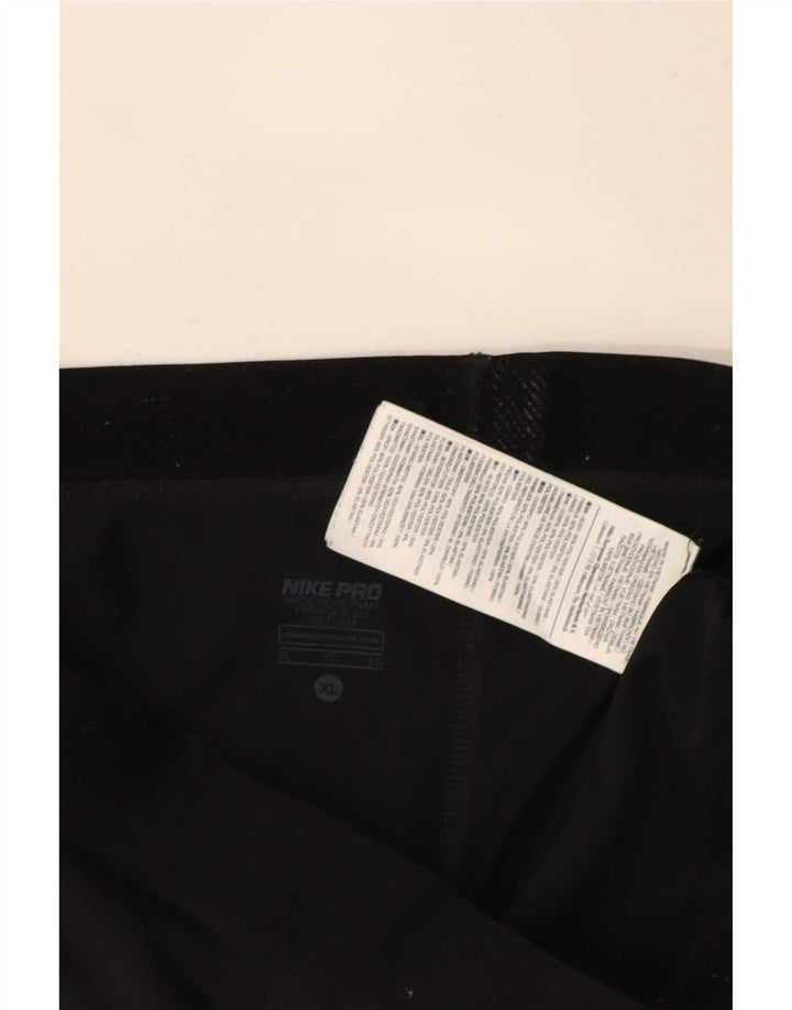 Leggings Nike Dri Fit Graphic pentru femei UK 18 XL Poliester negru