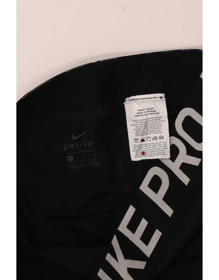 Leggings grafic Nike pentru femei, mari, negru, poliester