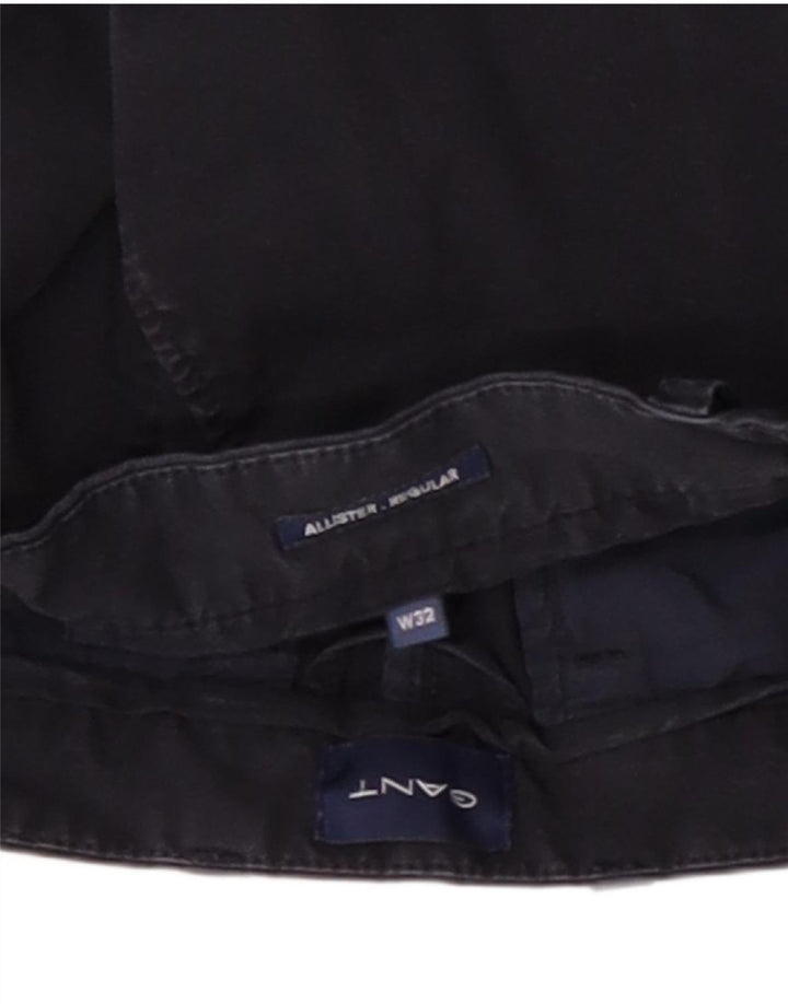 Pantaloni scurți chino Gant pentru bărbați, cu tăiere obișnuită, W32, mediu, bleumarin, bumbac