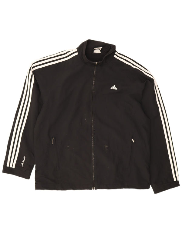 Jachetă de trening pentru bărbați Adidas UK 44/46 Poliester negru mare