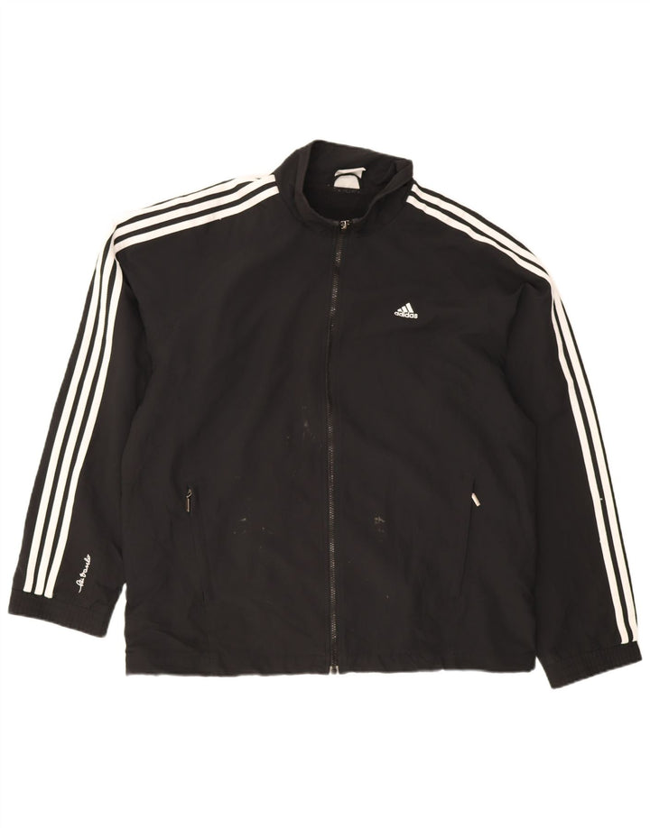 Jachetă de trening pentru bărbați Adidas UK 44/46 Poliester negru mare