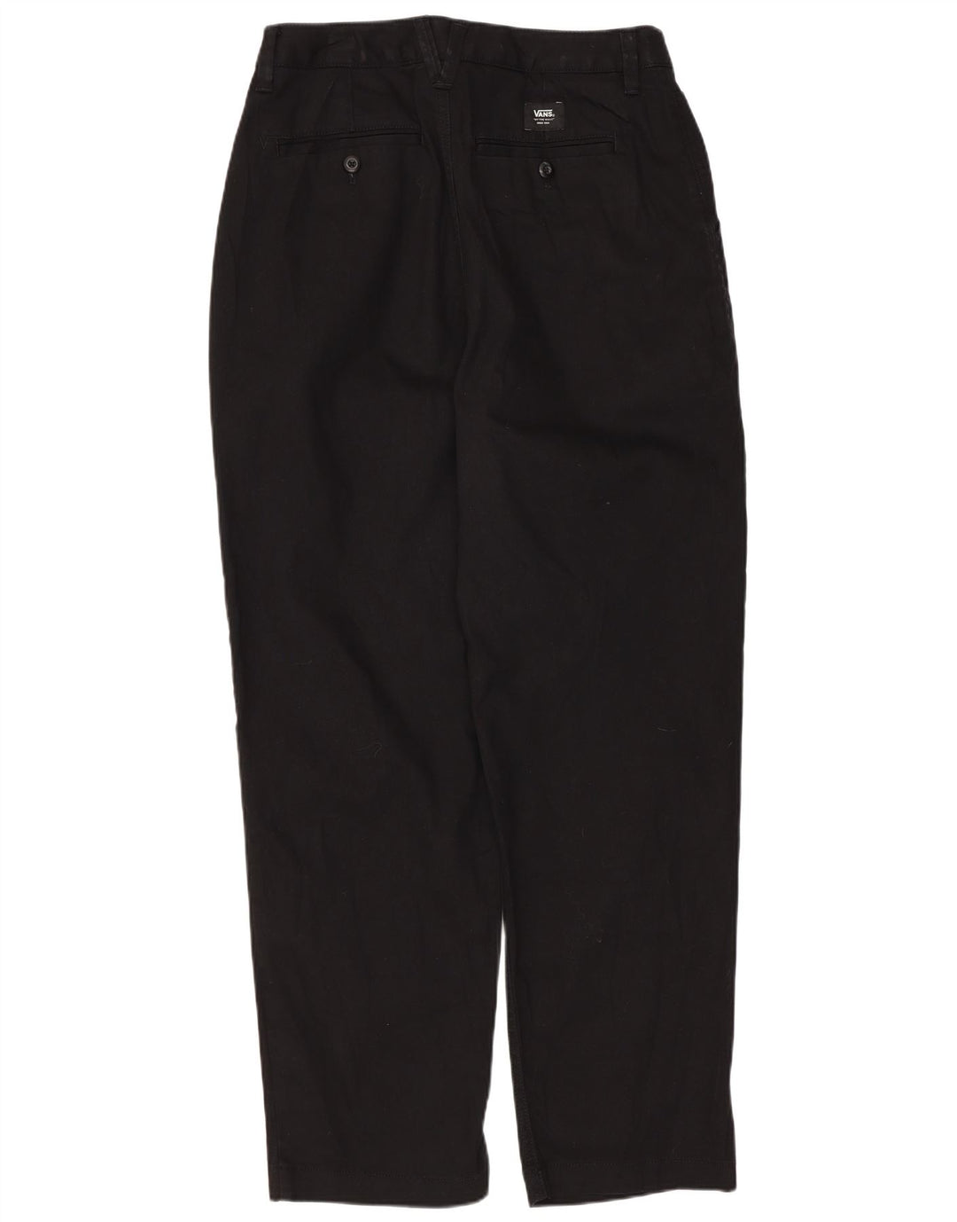 Pantaloni chino conici pentru femei VANS L28 L27 bumbac negru
