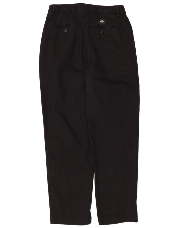 Pantaloni chino conici pentru femei VANS L28 L27 bumbac negru