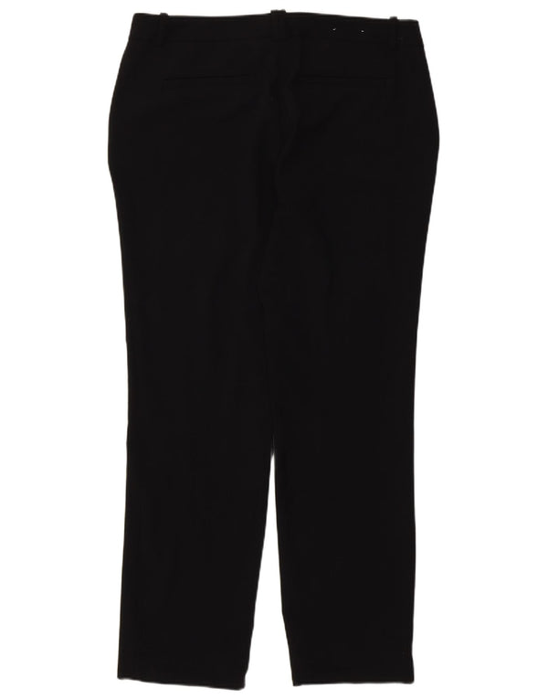 Calvin Klein Pantaloni casual, drepti, curburi, pentru femei UK 8 Small W32 L28 Black