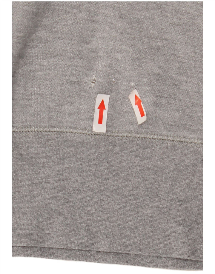 Pulover Nike pentru bărbați, cu capota, mare, gri, bumbac