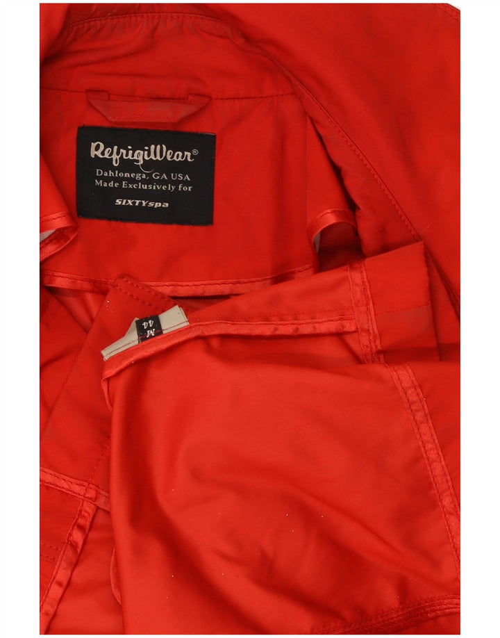 Jachetă Bomber Crop pentru femei Refrigiwear IT 44 Poliester roșu mediu