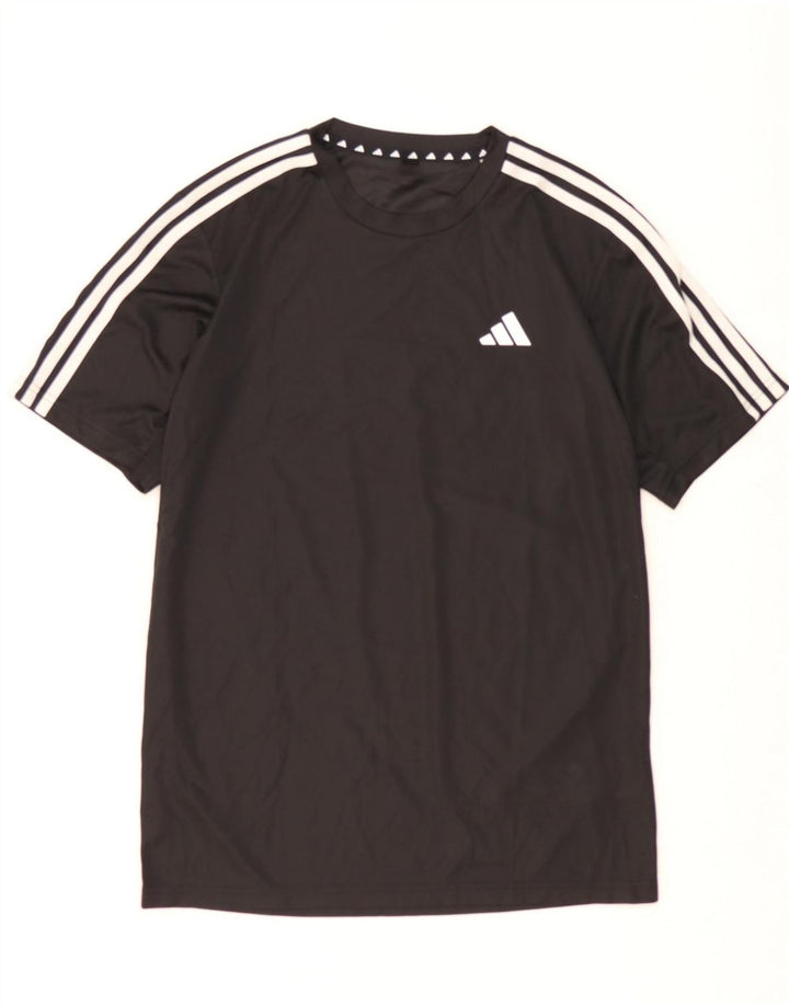 ADIDAS Mens Aeroready T-Shirt Top Small Black Polyester Vintage Adidas and Second-Hand Adidas from Messina Hembry 