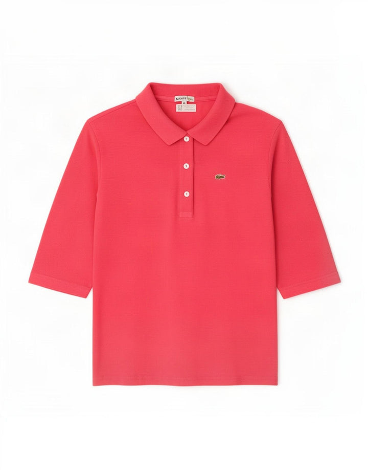 Tricou polo Lacoste Femei Mărimea 44 Bumbac Roz Mediu