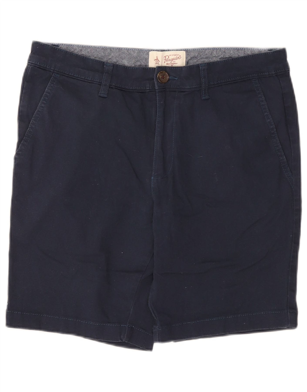 Pantaloni scurți chino pentru bărbați Penguin W36, mari, albastru, bumbac