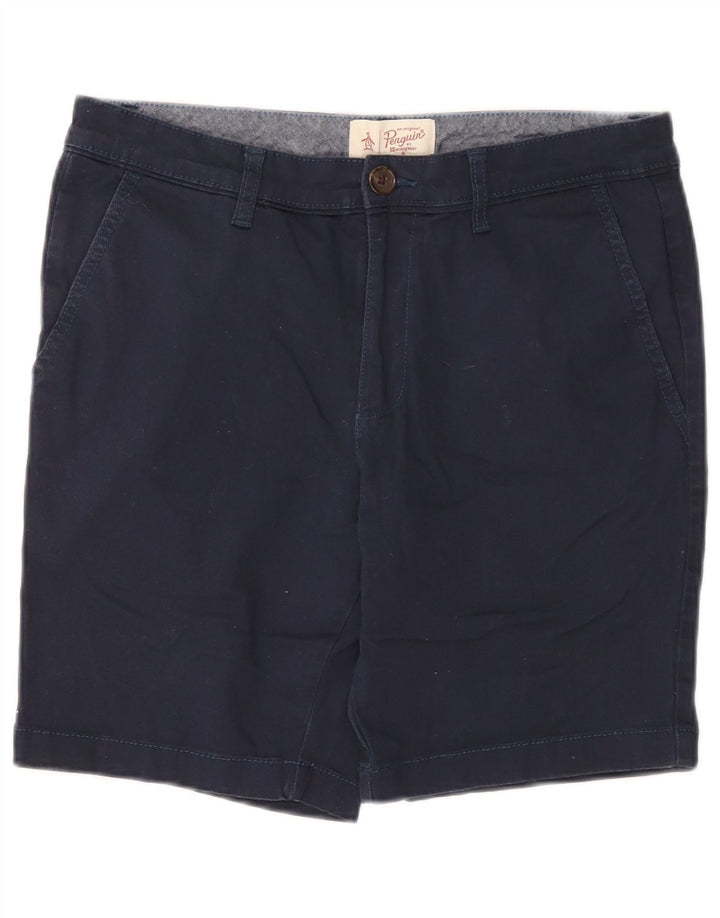 Pantaloni scurți chino pentru bărbați Penguin W36, mari, albastru, bumbac