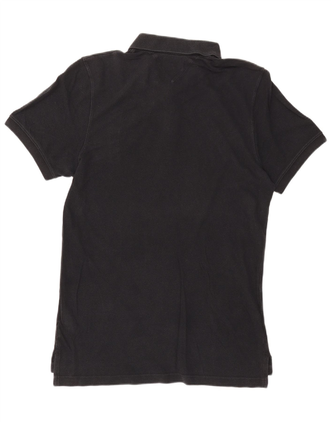 Tricou polo TOMMY HILFIGER pentru bărbați, bumbac negru mare