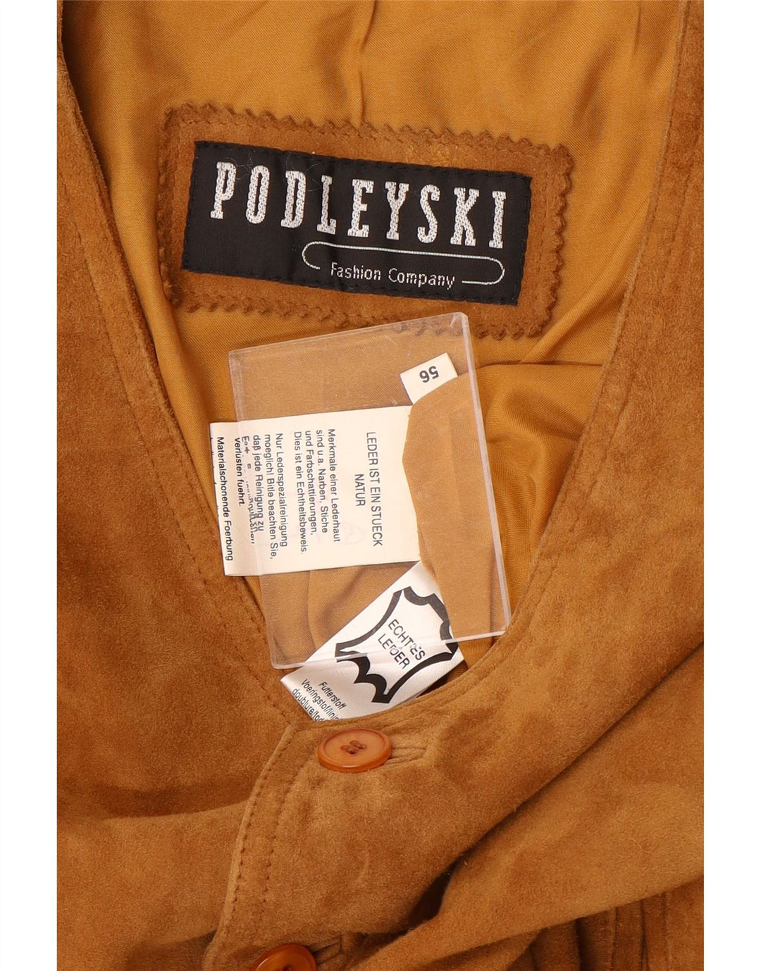Gilet pentru bărbați din piele intoarsa Podleyski IT 56 3XL piele maro