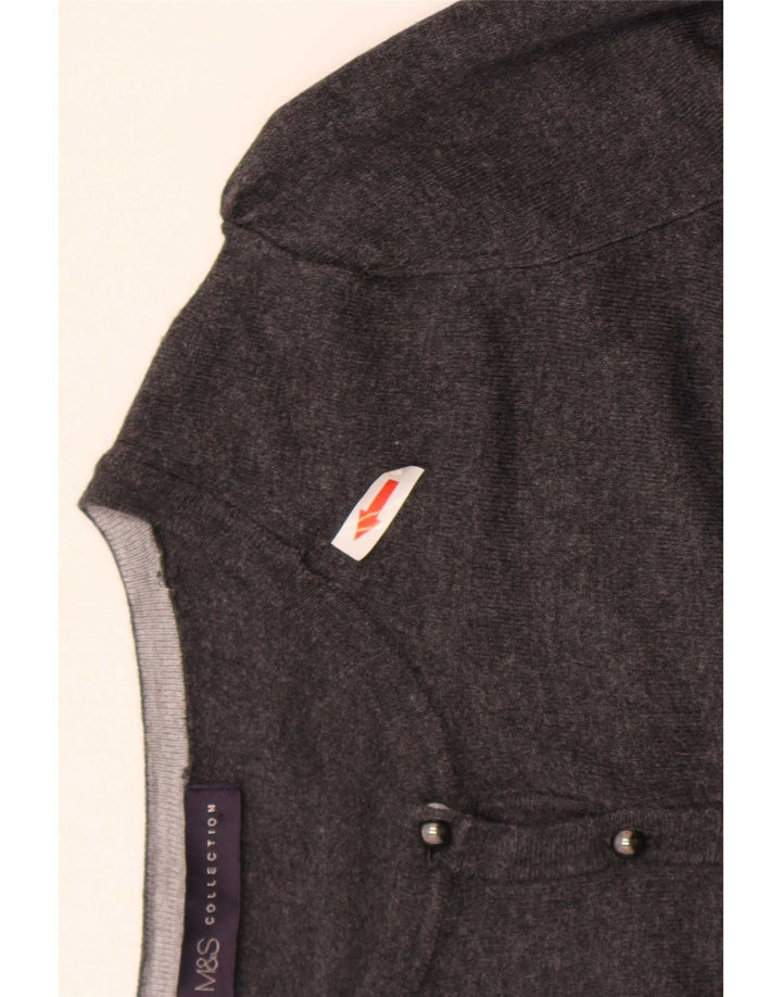 Pulover cardigan pentru femei Marks & Spencer UK 8 mic, gri, viscoză