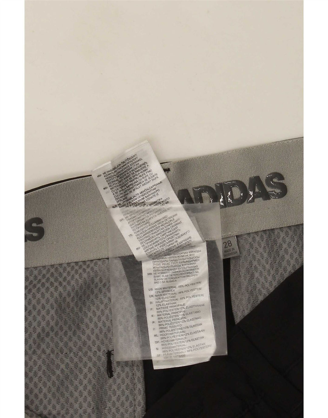 Pantaloni scurți chino pentru bărbați Adidas W28 Small Poliester negru