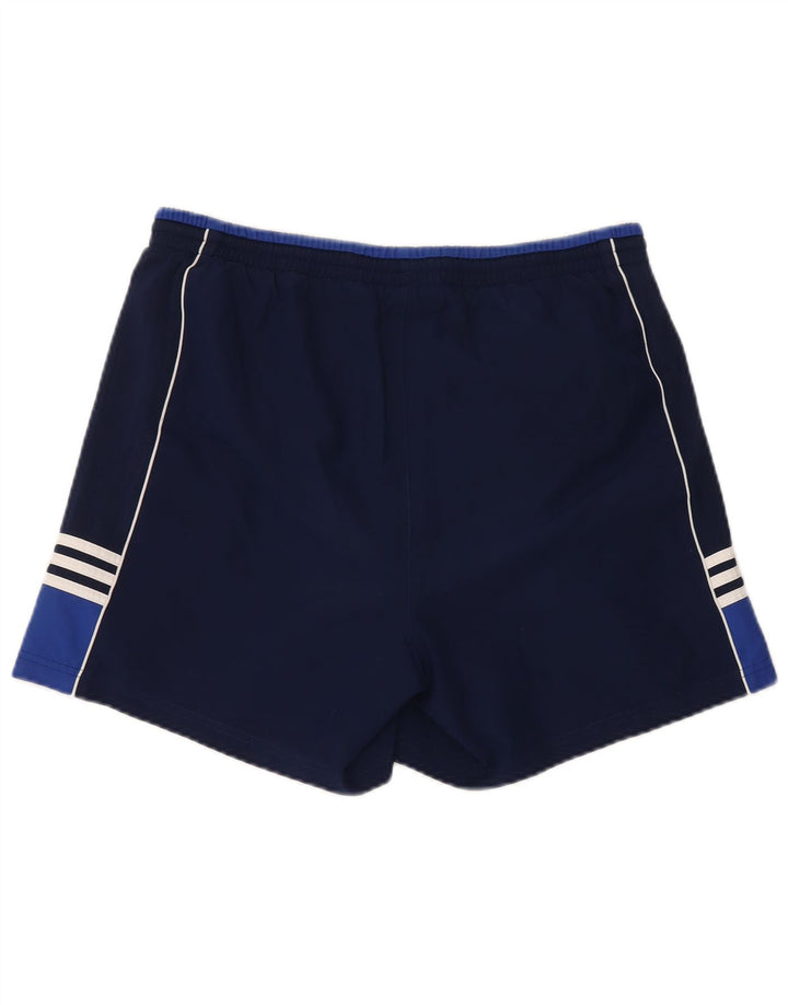 Pantaloni scurți sport pentru bărbați Adidas, mari, bleumarin, poliester color bloc