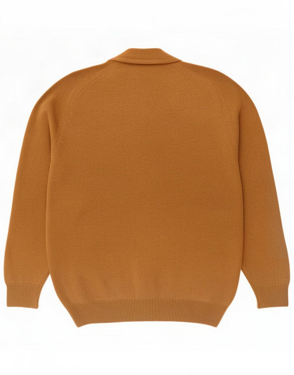 Vintage Cardigan Pulover pentru bărbați XL Lână maro