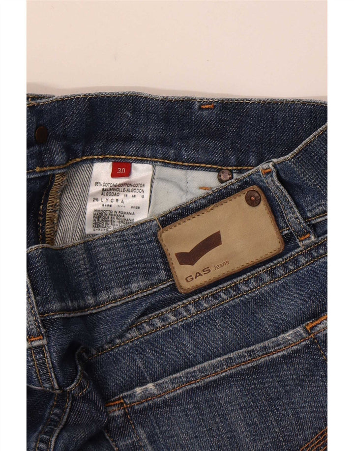 Blugi pentru dama Gas Bootcut W30 L32 Bumbac albastru