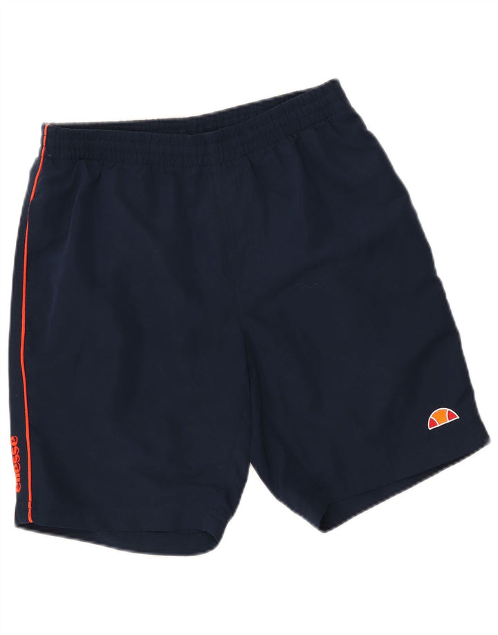 Pantaloni scurți sport Ellesse pentru bărbați, poliester mediu albastru bleumarin
