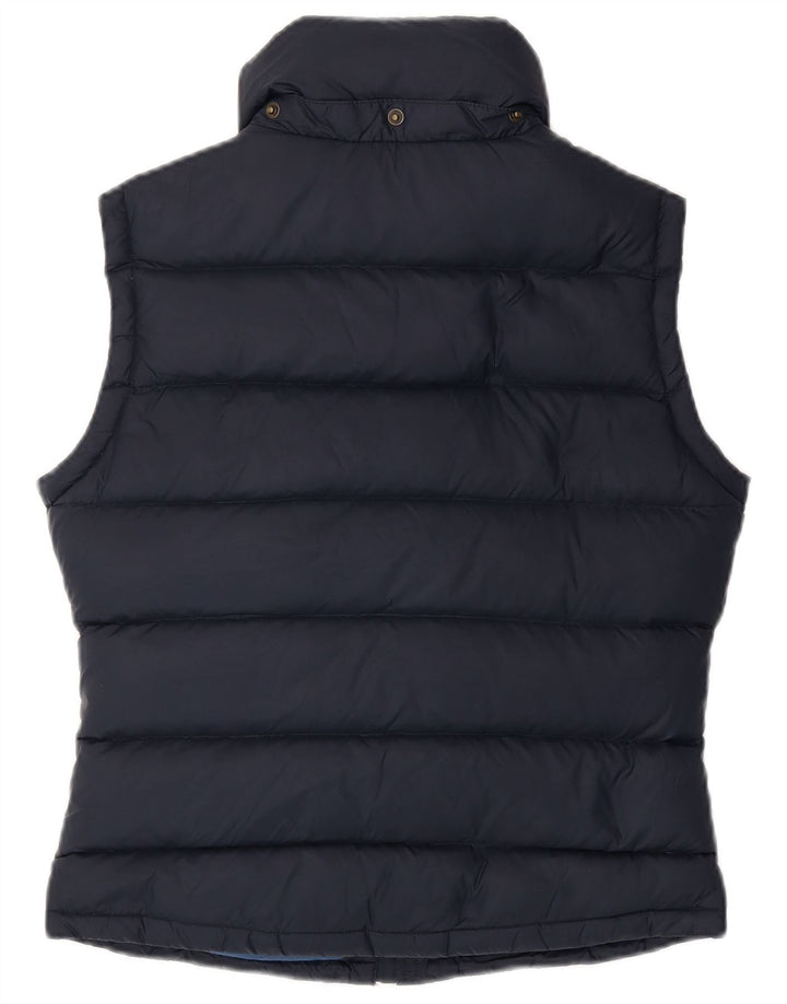 JACK WILLS Gilet căptușit supradimensionat pentru femei UK 10 Small Navy Blue Marine