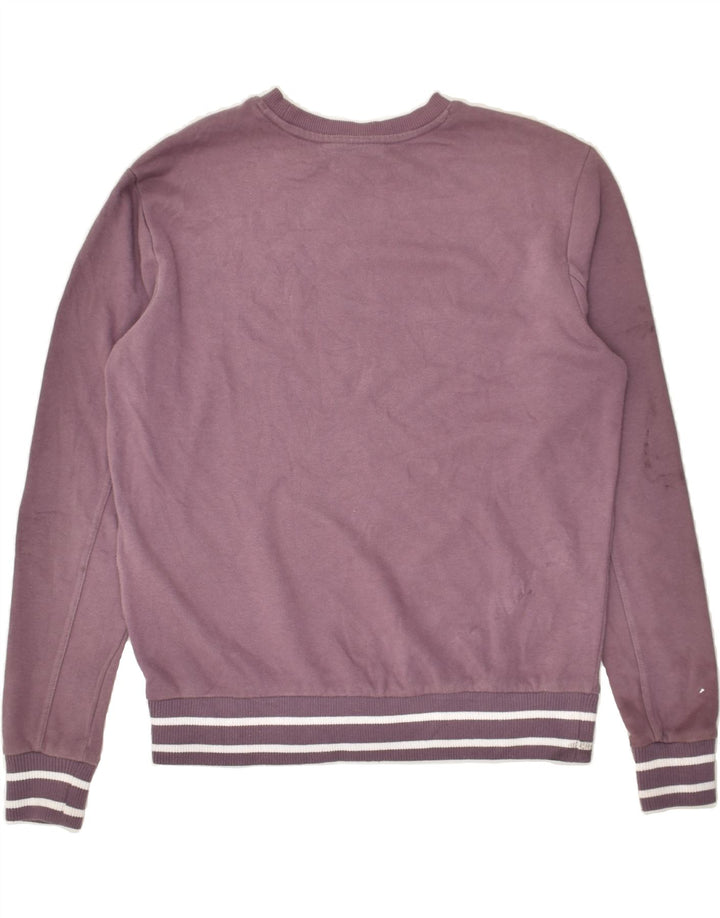 FILA Womens Hoodie Jumper UK 14 Medium Purple | Vintage Fila | Thrift | Second-Hand Fila | Used Clothing | Messina Hembry 