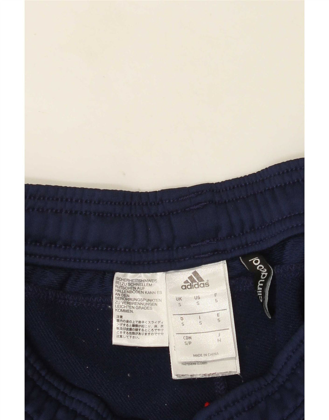Pantaloni de trening Adidas pentru bărbați Manchester United, poliester mici, albastru