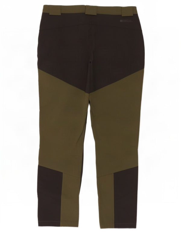 Mountain Warehouse Pantaloni cargo pentru drumeții pentru bărbați L34 L28 Kaki Colorblock