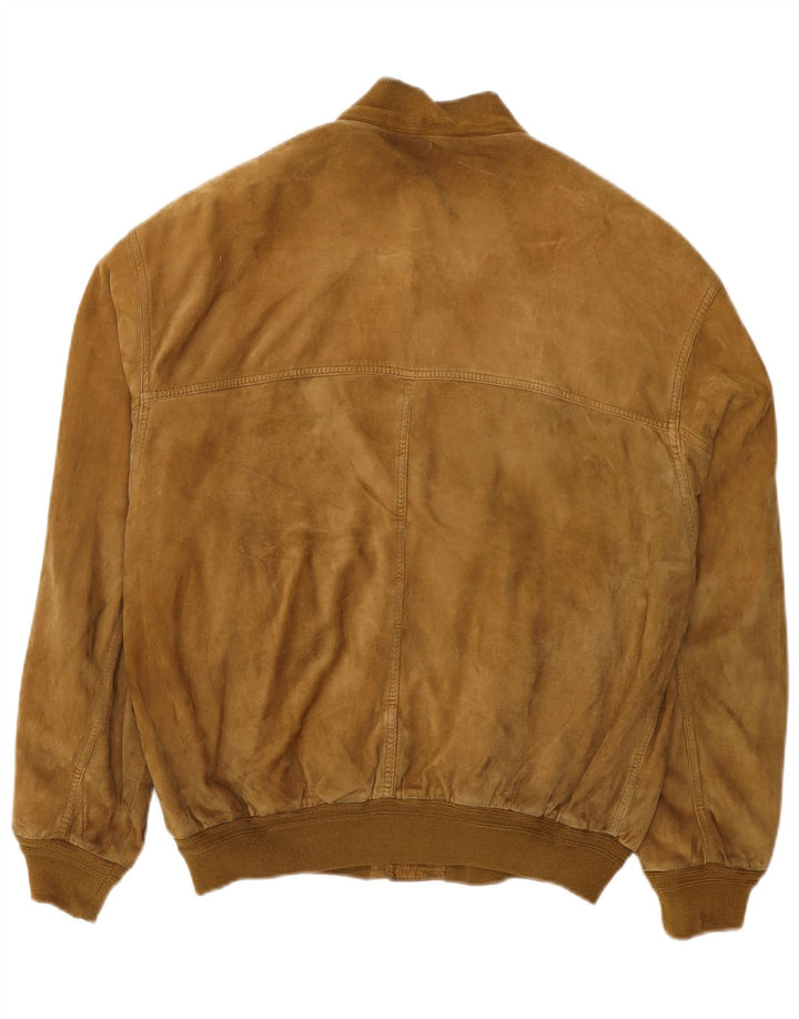Jachetă Bomber din piele intoarsa pentru barbati Scout UK 40 Large Beige