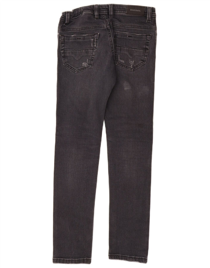 DIESEL Blugi skinny Thommer Slim pentru baieti 11-12 ani W26 L28 bumbac gri