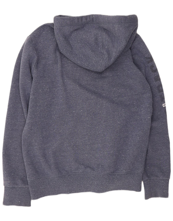 Pulover pentru bărbați Superdry Graphic Zip Hoodie, 2XL, bumbac albastru pete