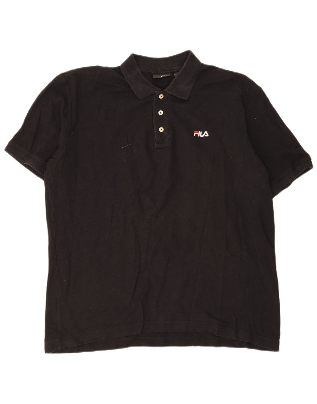 Tricou Polo Fila Barbati XL Bumbac Negru