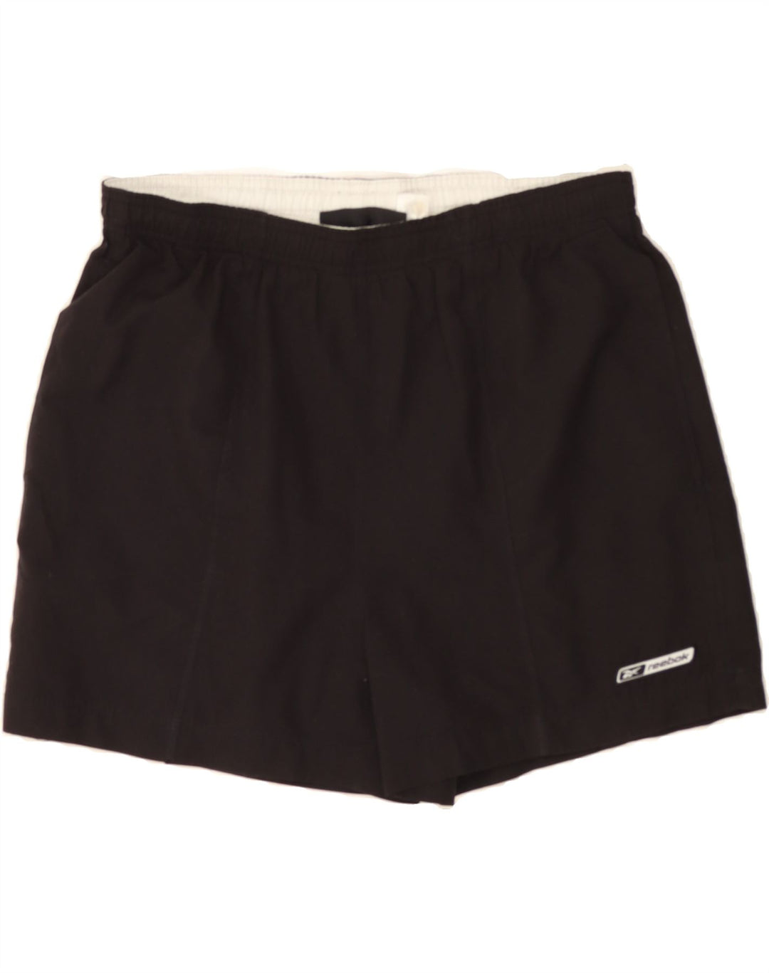 REEBOK Mens Sport Shorts Medium  Black Polyester Vintage Reebok and Second-Hand Reebok from Messina Hembry 