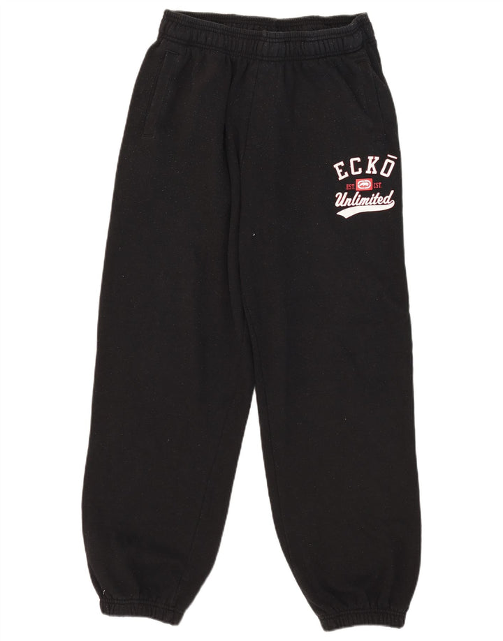 Ecko Unltd Pantaloni de trening grafic pentru bărbați Joggeri mari, negru