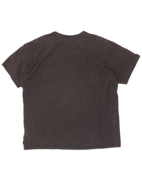 Tricou Nike pentru bărbați, cu croiala lejeră, XL, bumbac negru