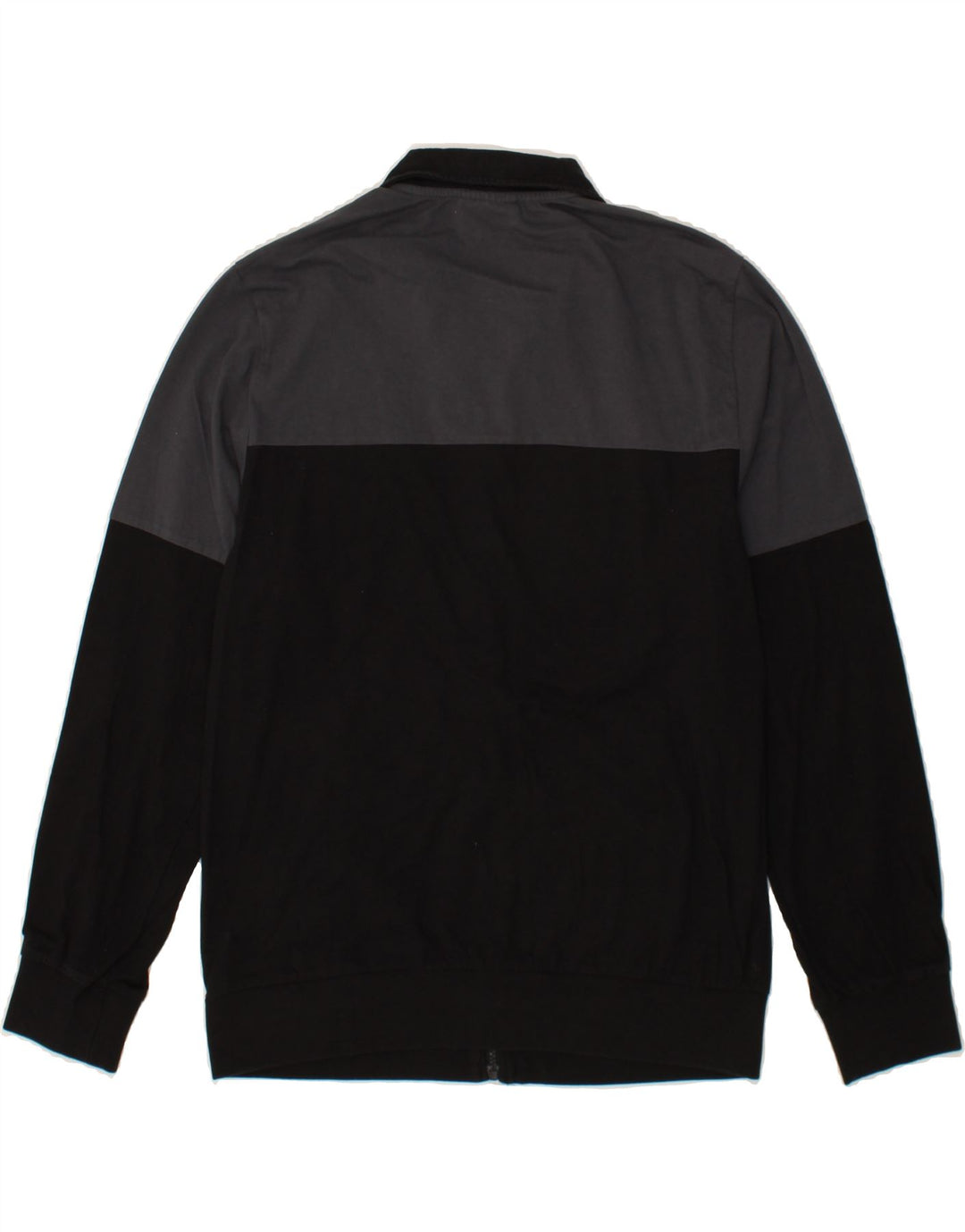 LOTTO Mens Graphic Tracksuit Top Jacket Large Black Colourblock Cotton Vintage Lotto and Second-Hand Lotto from Messina Hembry 