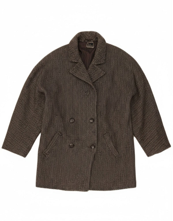 Sacou blazer pentru femei Luisa Spagnoli UK 12 Medium Grey Herringbone