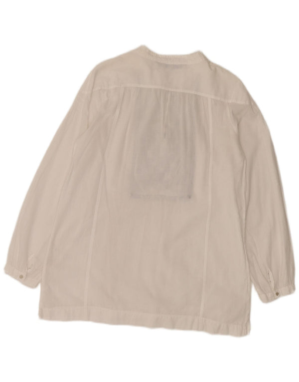 Top cu tunică supradimensionată pentru femei Zara UK 6 XS Alb Floral