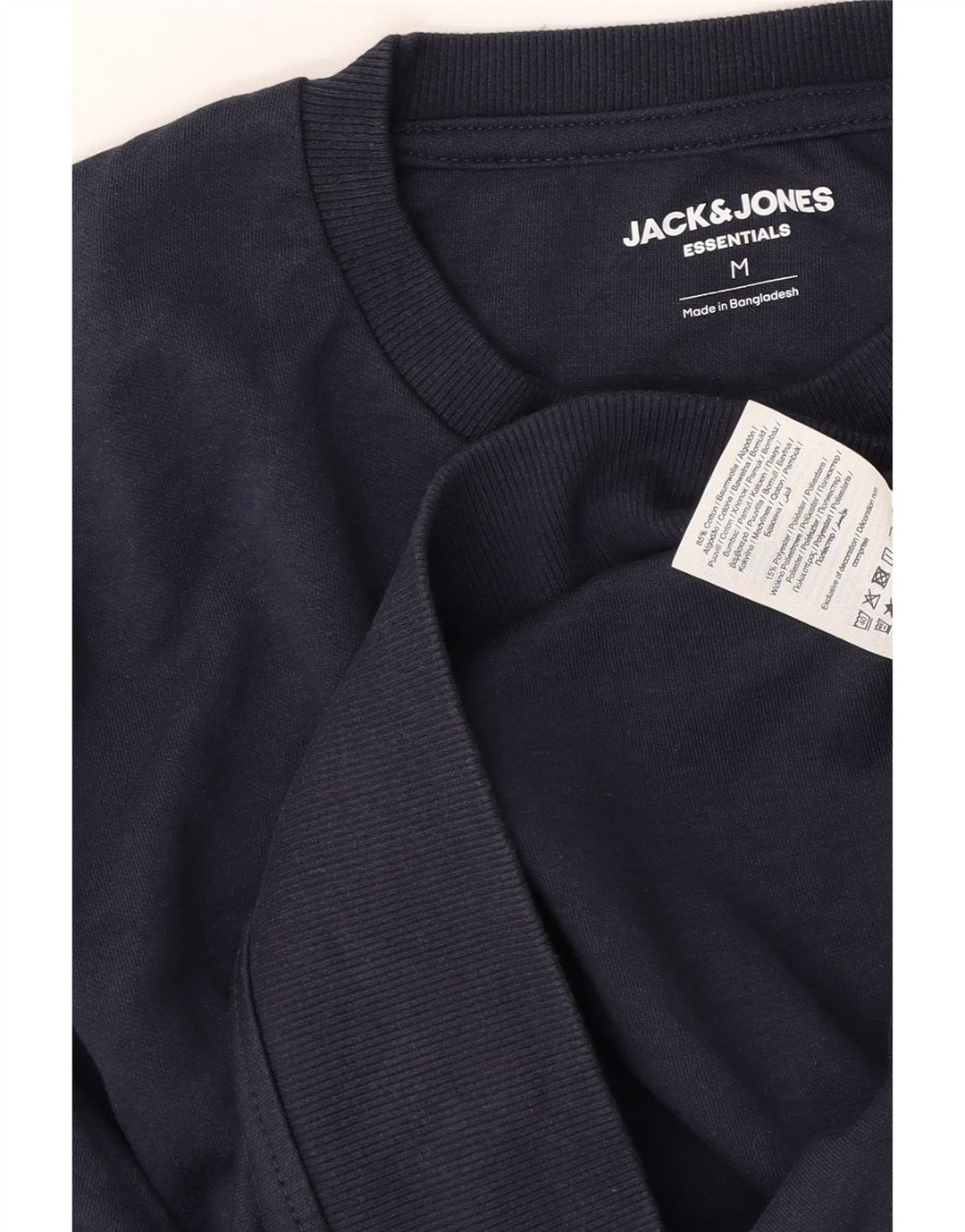 Pulover pentru bărbați Jack & Jones Pulover mediu din bumbac bleumarin