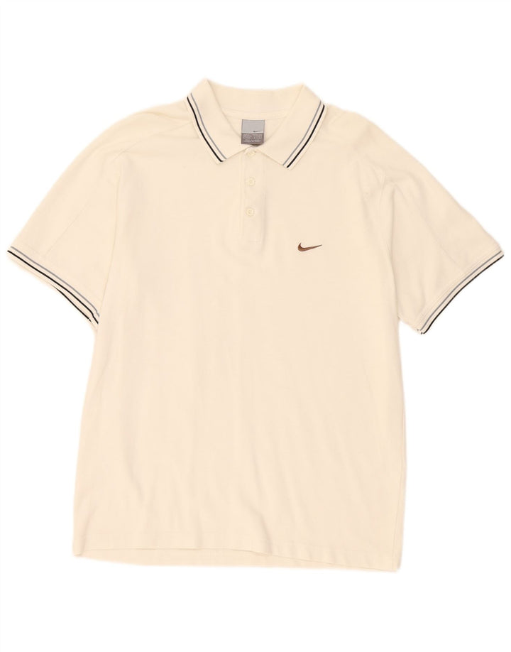 Tricou polo Nike pentru bărbați UK 39/41 Medium White