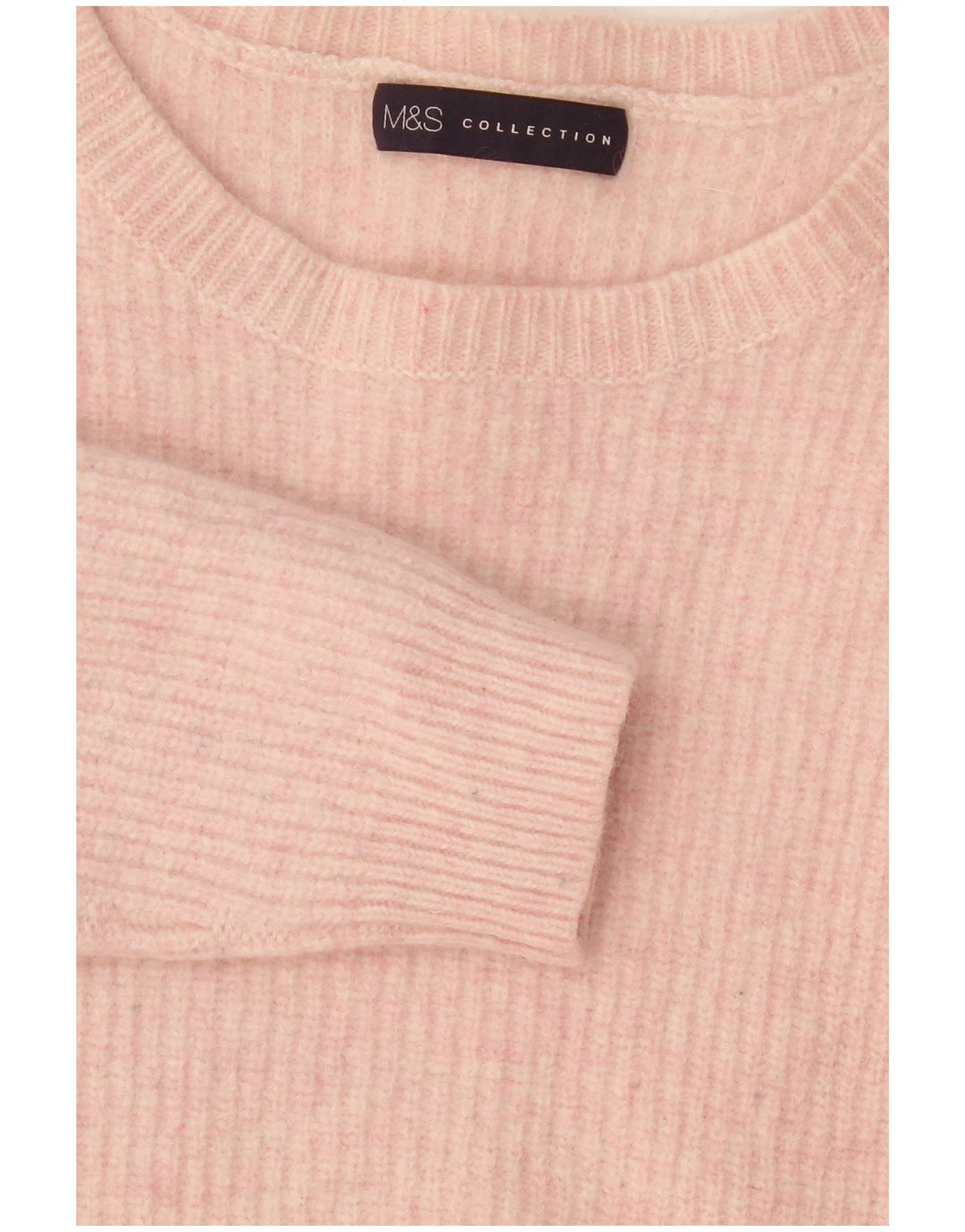 Pulover pentru femei Marks & Spencer cu decolteu cu barca UK 14 Roz mediu