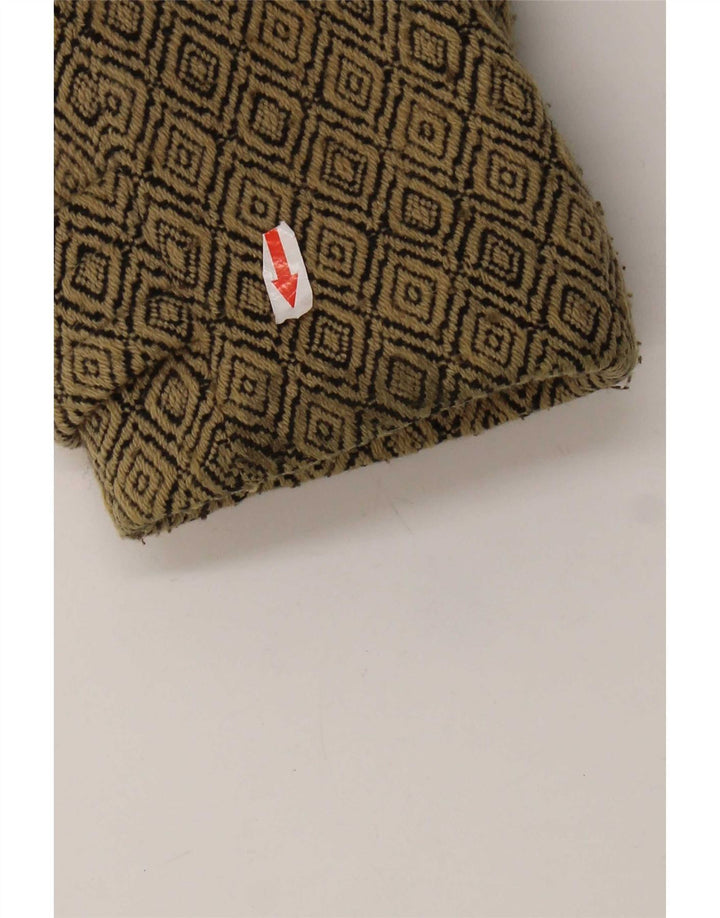 Palton vintage pentru femei UK 12 Medium Beige Argyle/Diamond New Wool