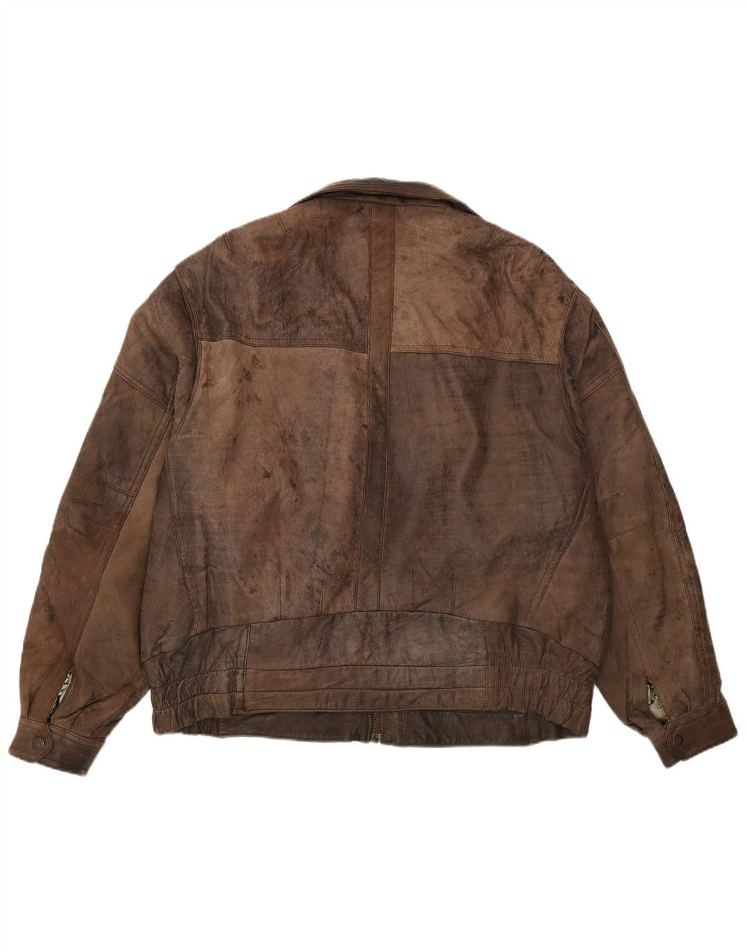 Jachetă din piele pentru bărbați Pierce Arrow IT 56 3XL din piele maro