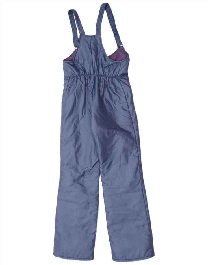 Pantaloni de schi salopete vintage pentru bărbați IT 50 mare, albastru, poliamidă