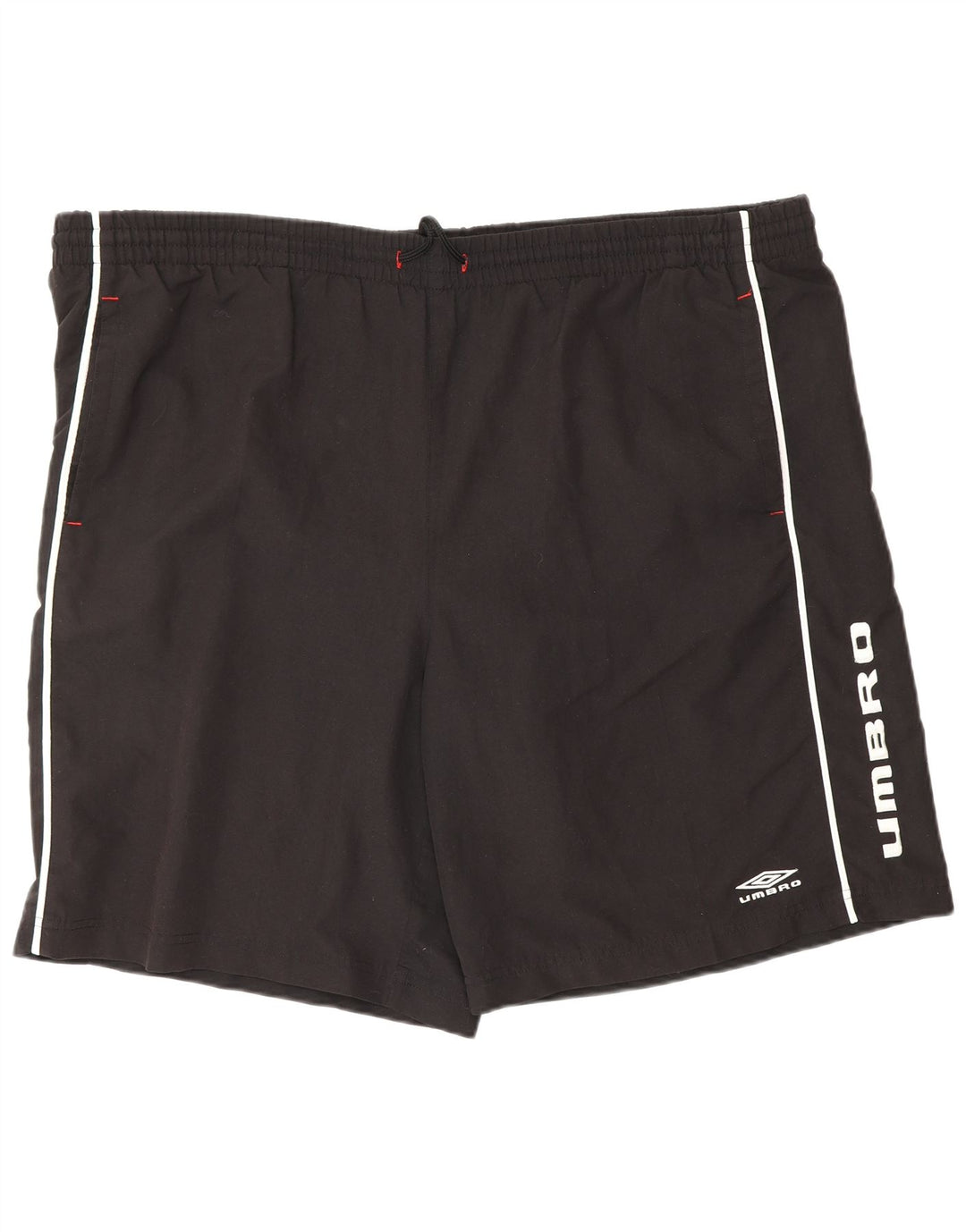 Pantaloni scurți sport grafic UMBRO pentru bărbați 2XL poliester negru