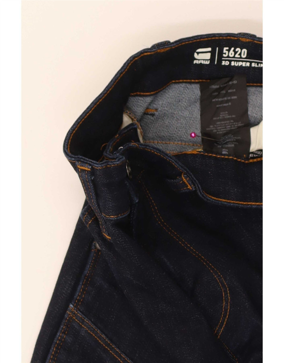 Blugi G-Star pentru femei 3D Arc Super Slim W29 L32 bleumarin