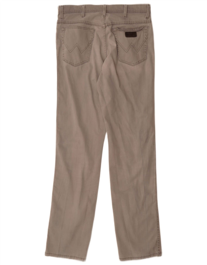 Blugi drepte stretch pentru bărbați Wrangler Texas W33 L34 bumbac gri